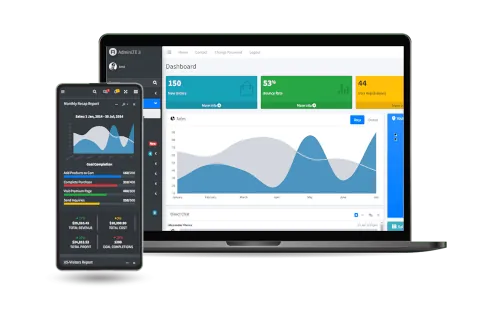 Panel de control para profesionales